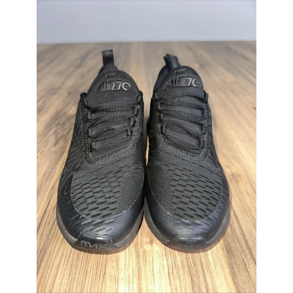 Nike Air Max 270 BQ5776-001 Black Shoe Sneakers Youth Unisex Size 6Y‎